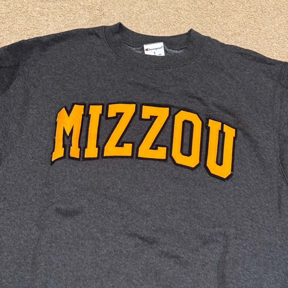 Champion Charcoal Gray Mizzou Tee